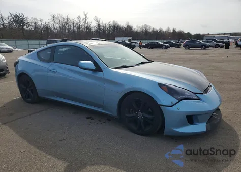 2010 Hyundai Genesis Coupe 2.0T Premium из США, поврежденный, VIN KMHHT6KD7AU005165